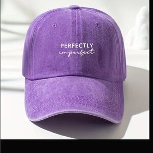 Purple 'Perfectly Imperfect' Cap